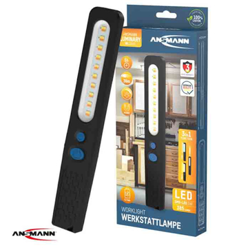 Slika Baterijska lampa radna WL390R – punjiva LED 385 lm, magneti i USB-C punjenje